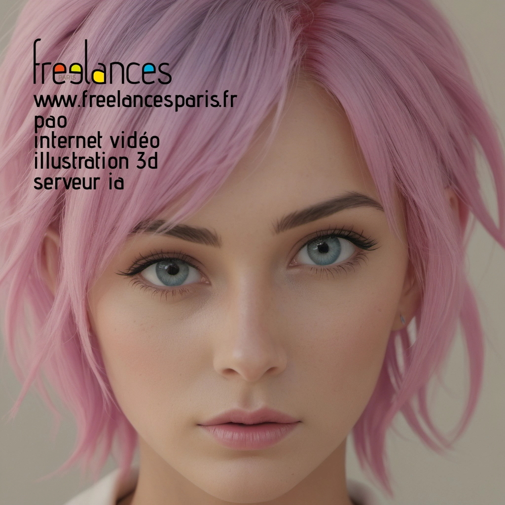 Pao mise en page internet vidéo illustration 3d serveur IA générative AI freelance paris studio de création magazines 8l60xxi0